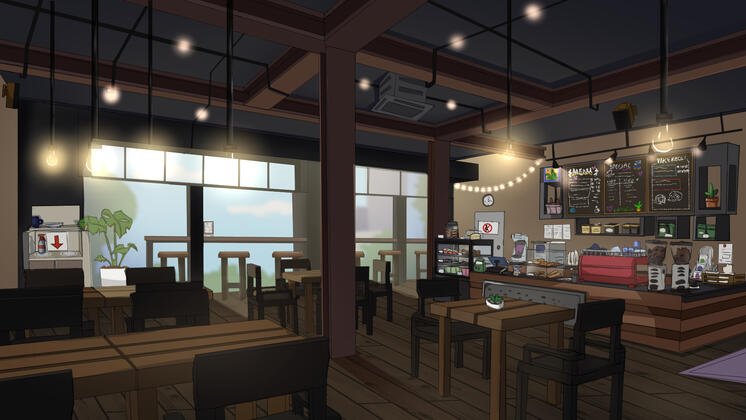 Cafe Interior - Day