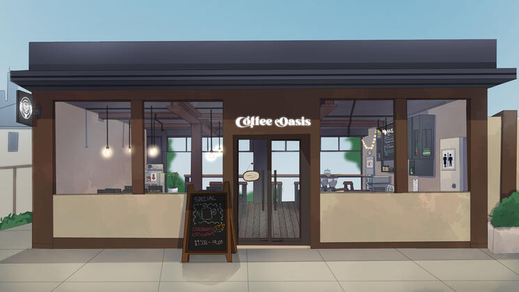 Cafe Exterior Day