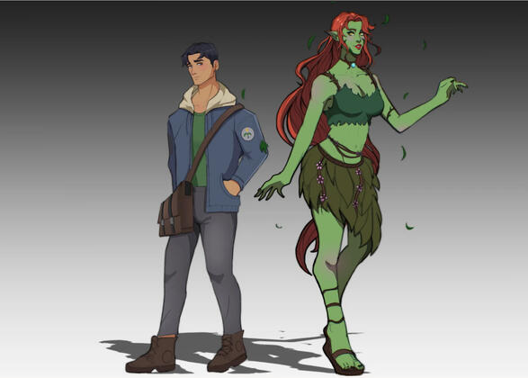 SOCIAL ISSUES - OUR WORLD character design